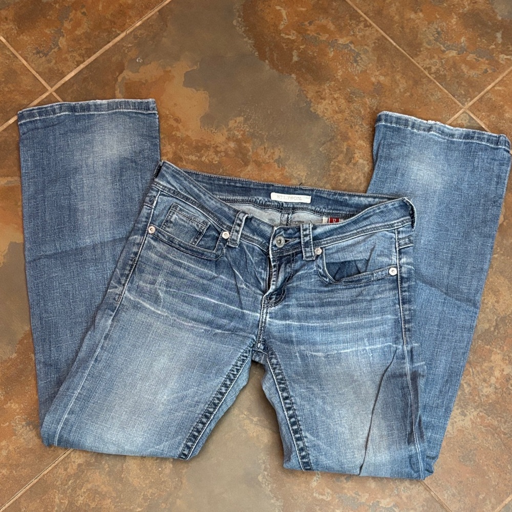 Stetson Light Blue Straight Leg Jeans - Picture 2 of 4